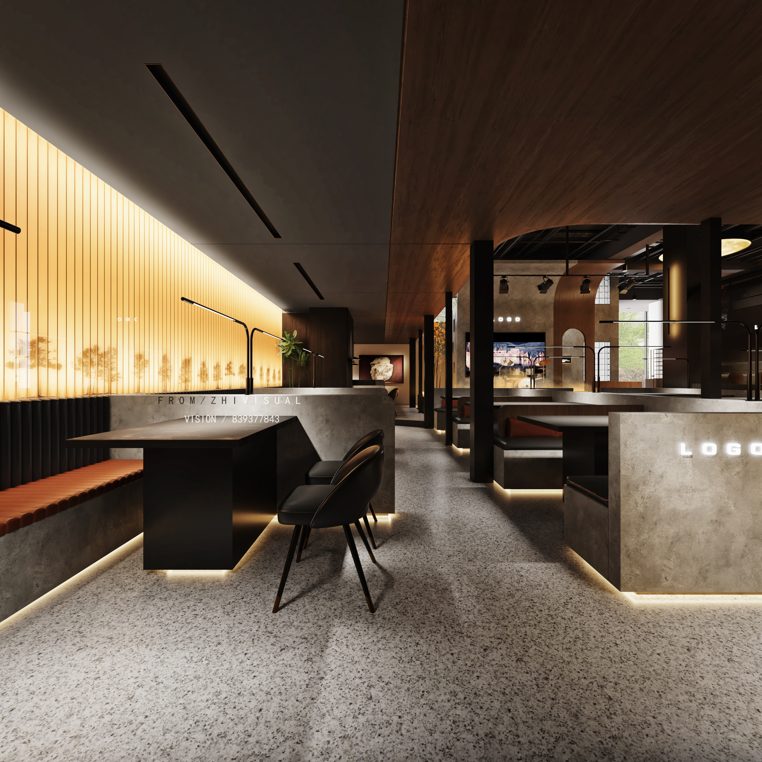 3DMAX2019 VR PSCC 打造惊艳餐饮空间-6