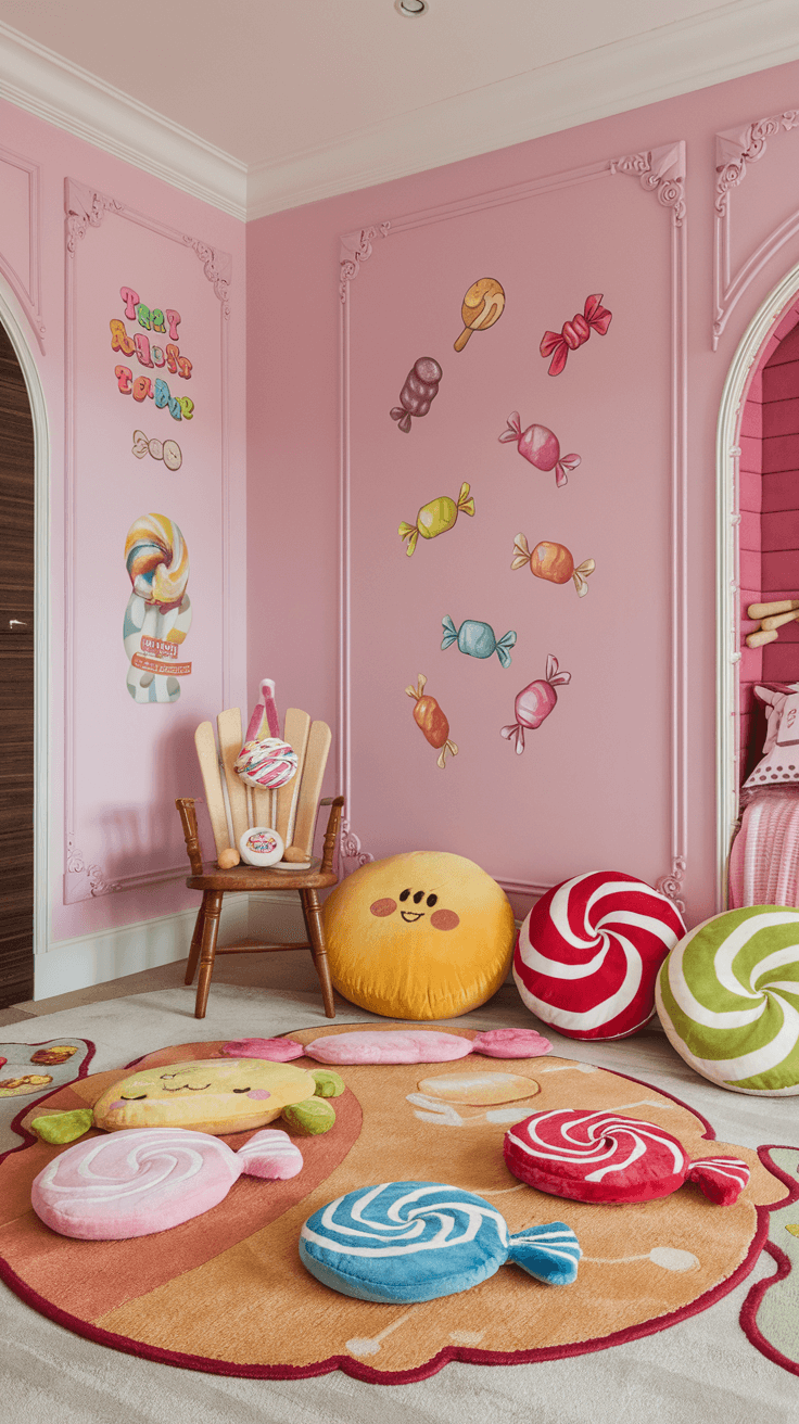 “Candyland”主题女孩房设计-20