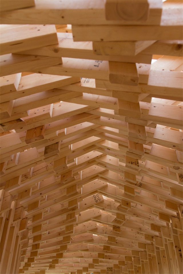 
工业机器人打造可持续发展和低碳建筑前景的木质艺术装置设计 - 戈者设计 | 戈者设计-16