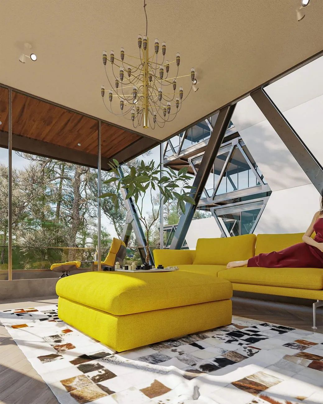 森林中的飞行别墅丨Sajad Motamedi-10