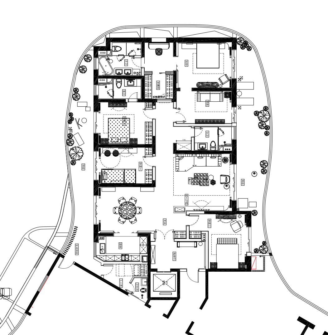 东方·海域阳光 A21 户型丨中国海口丨LANSON 蓝森设计-26