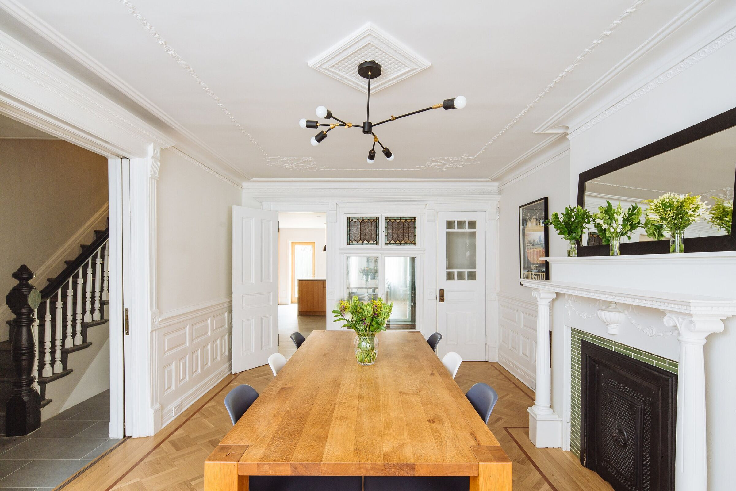 纽约布鲁克林老宅新生，历史与现代完美融合-18