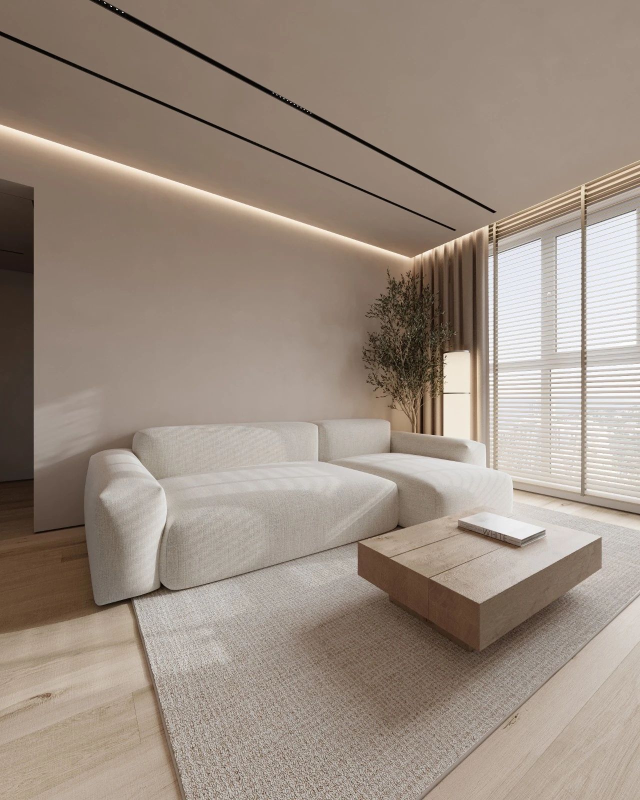 原木系奶油风空间设计-5