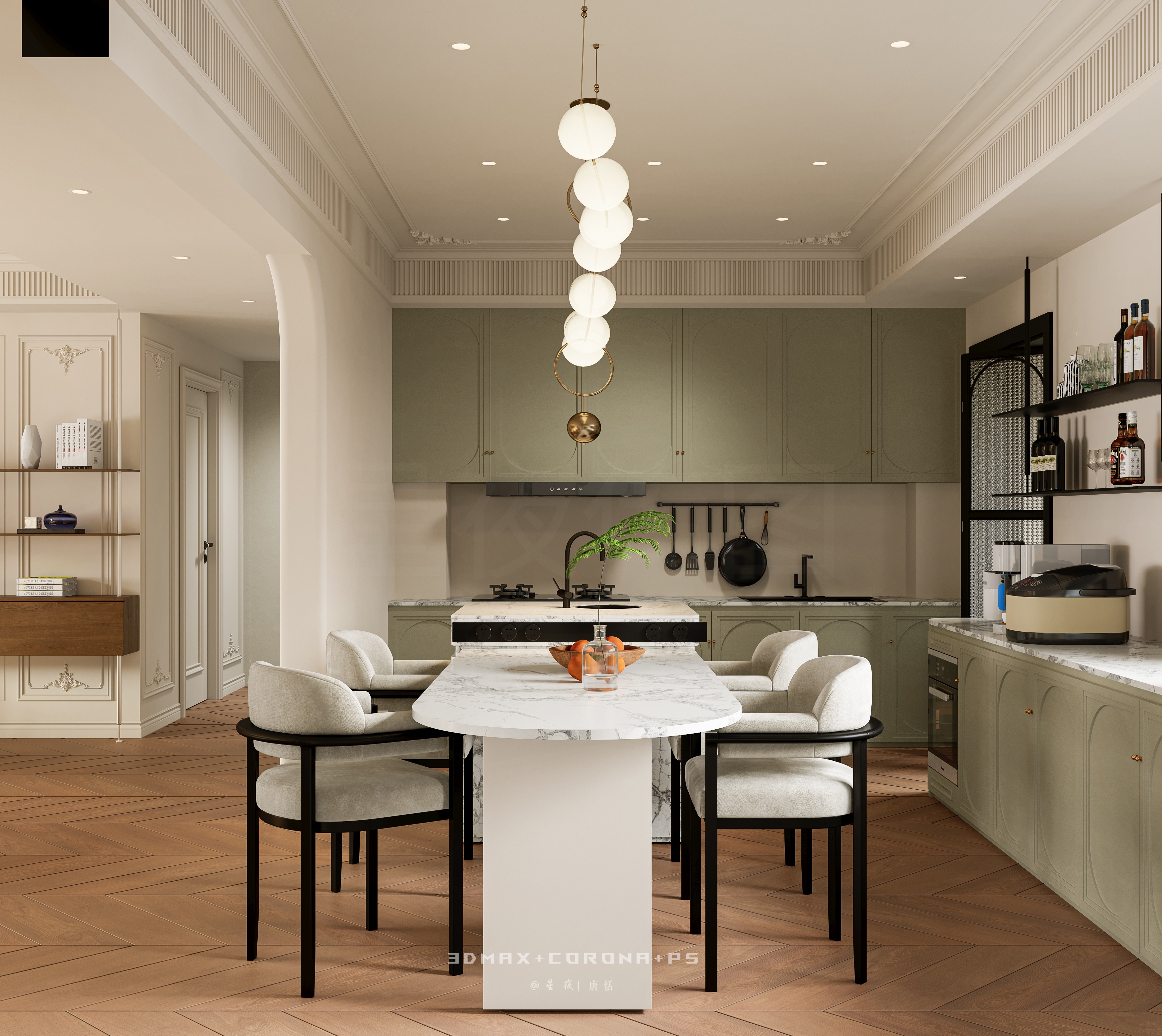 胡桃木映暖光 藏着时光故事的中古家-3