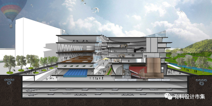 空中漫步，让建筑与公园融为一体-51