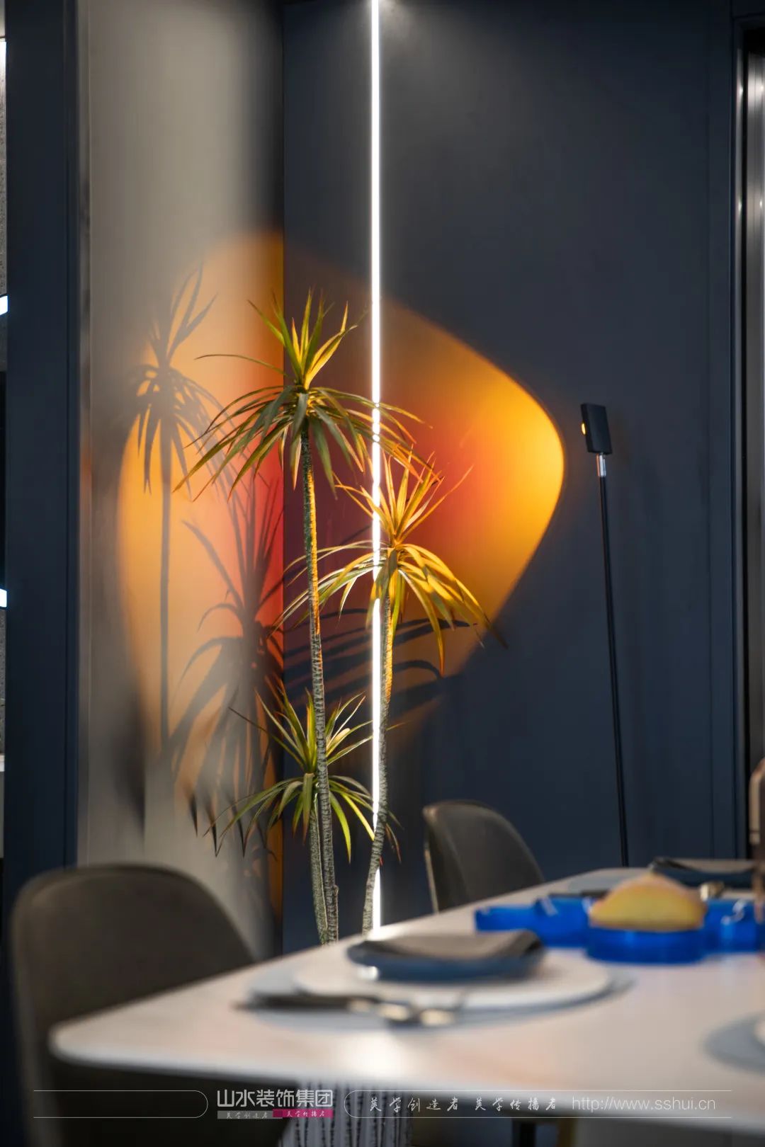 赛博朋克山水 S200 样板间丨山水空间装饰-14