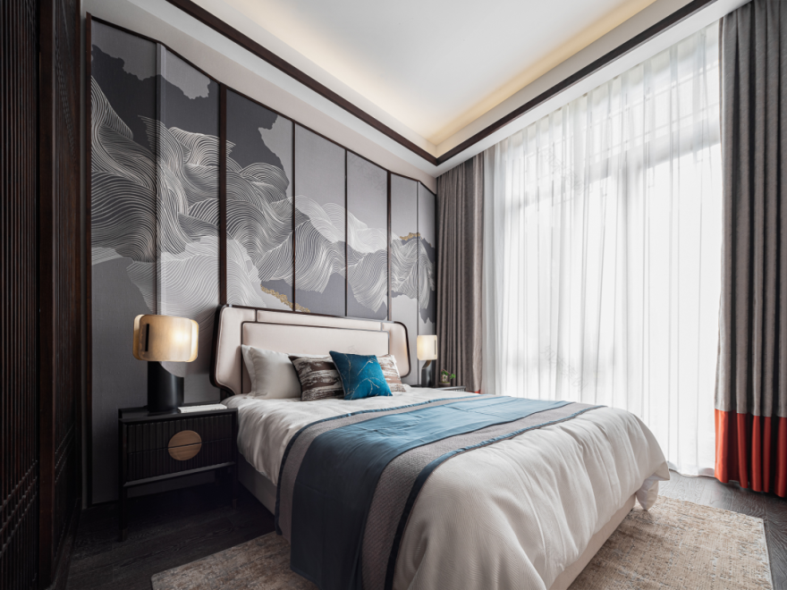 五矿铂海樾府 L 户型 · 盛唐古韵新中式空间设计丨中国营口丨FANST 泛思特设计-36