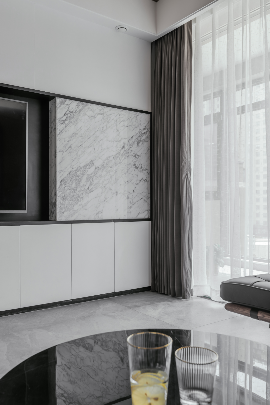 《境静·自然》现代私宅,自然纯粹材质打造舒适空间-18