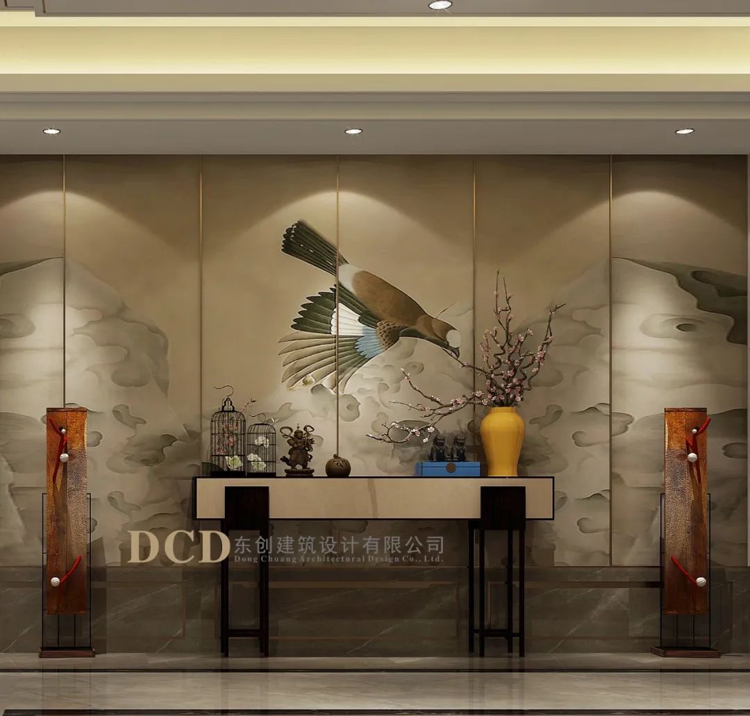 广东佛山九江别墅 | 新中式雅致空间,归家期待的美好呈现-34