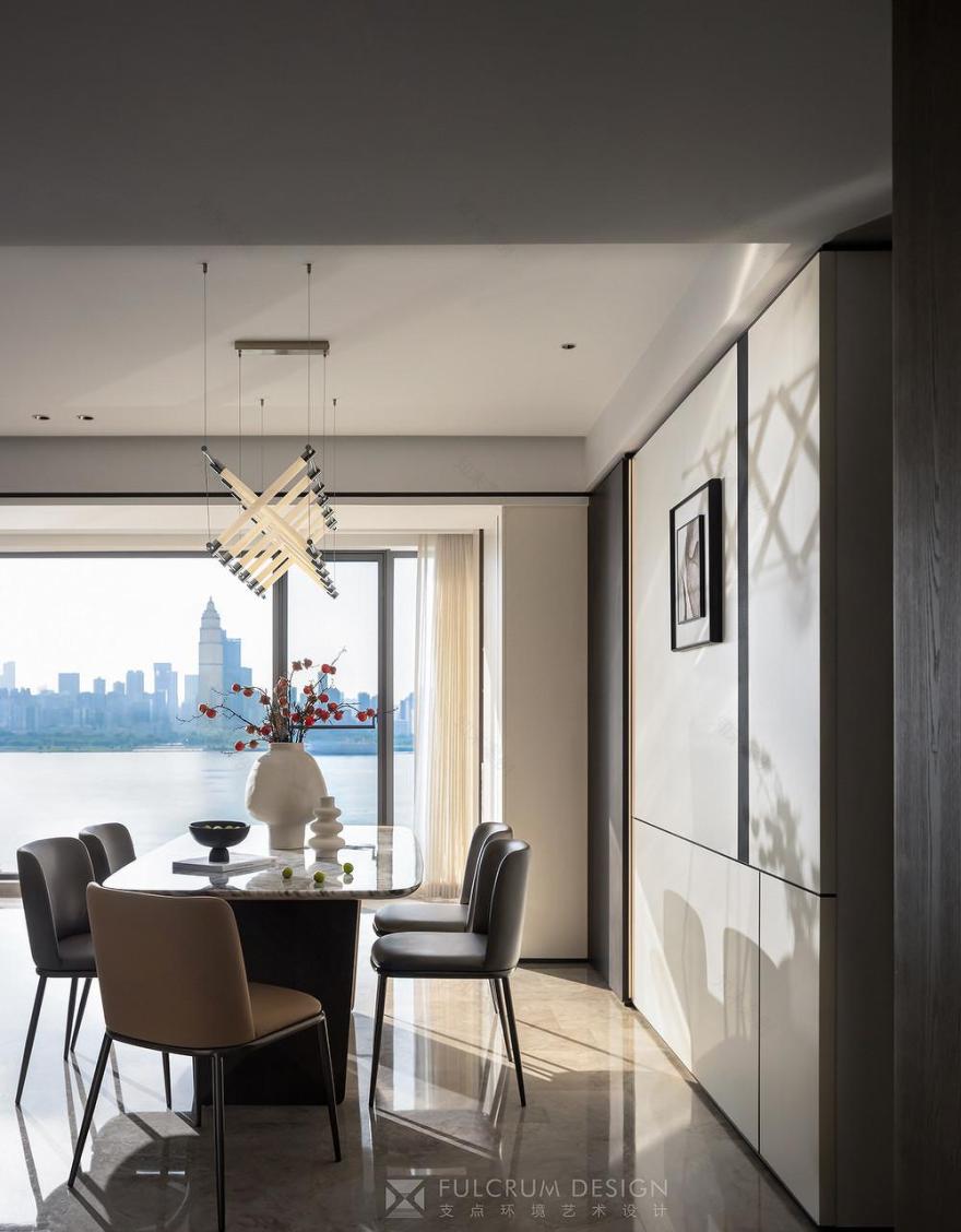 从晨光熹微美到落日余晖的江景阔宅丨艺境·陈设软装-32