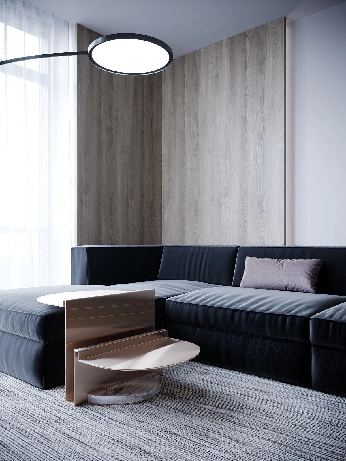 现代 60㎡轻奢风公寓-14