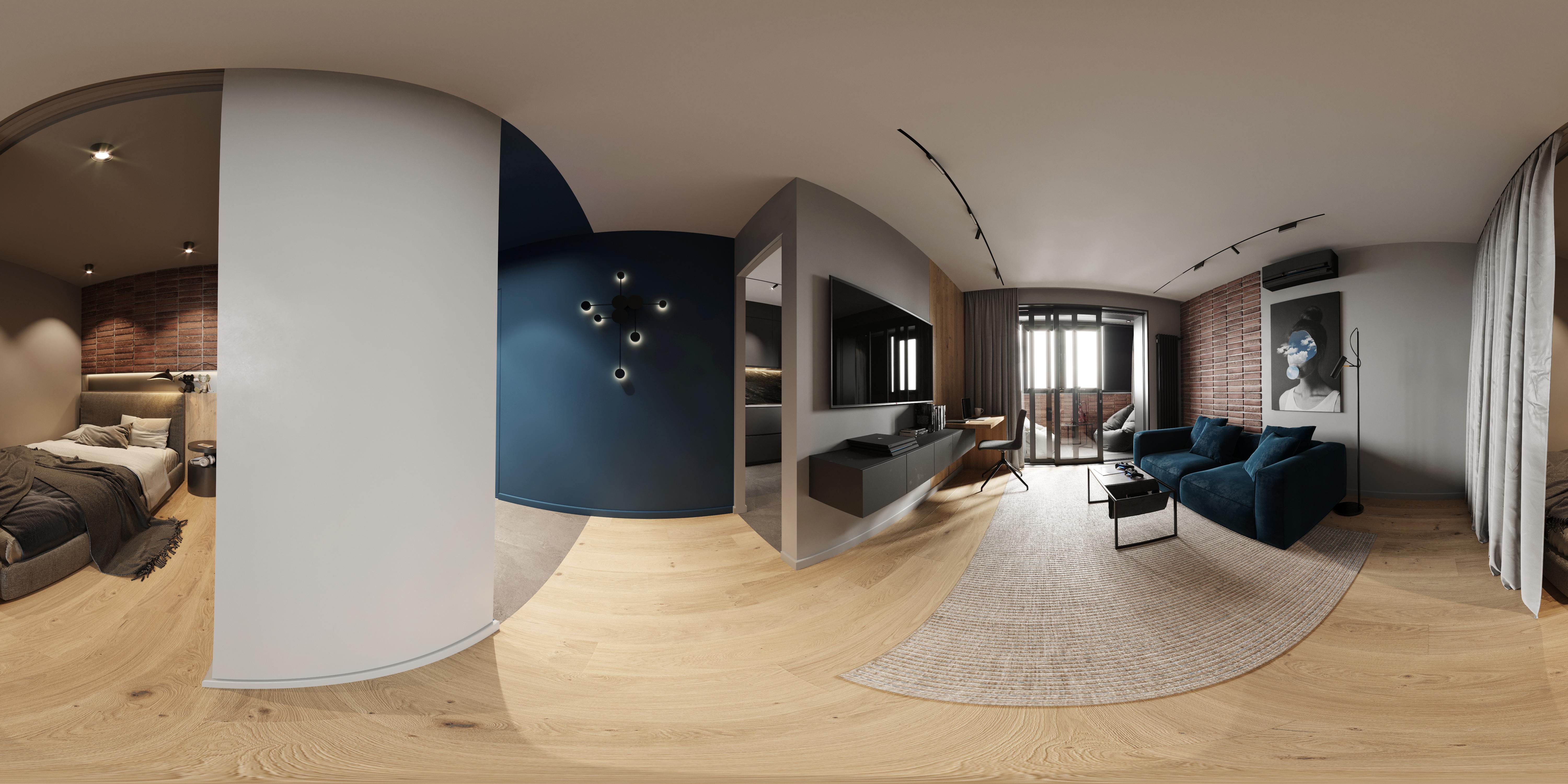 单间公寓丨RussiaMoscow丨Light Corner Studio-29