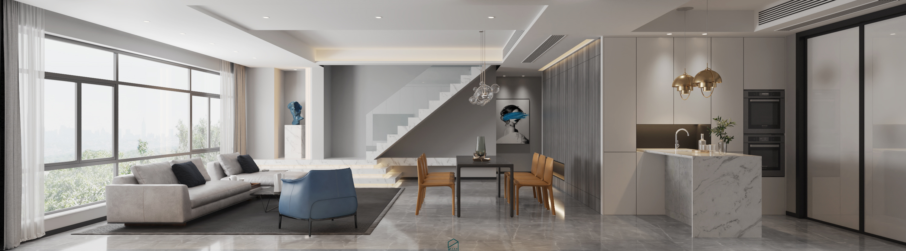 330 平方顶复丨中国宁波丨玖乐装饰-7