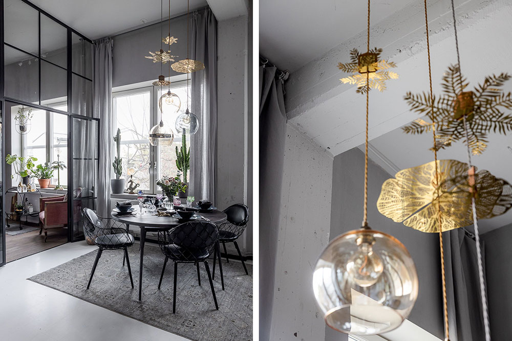 瑞典 73 平米混搭风格公寓设计-9