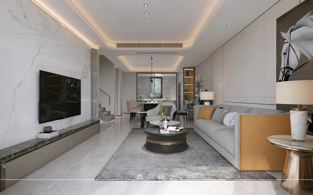 中天诚品现代简约别墅设计丨青马别墅空间设计-47