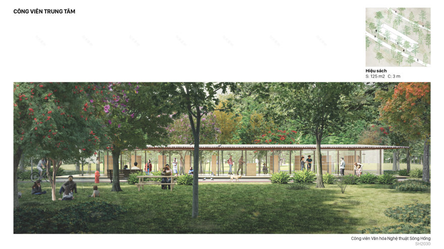 红河文化艺术公园(“红河文化艺术公园”方案)丨越南河内丨鸿基建筑有限公司(HGAA)-93