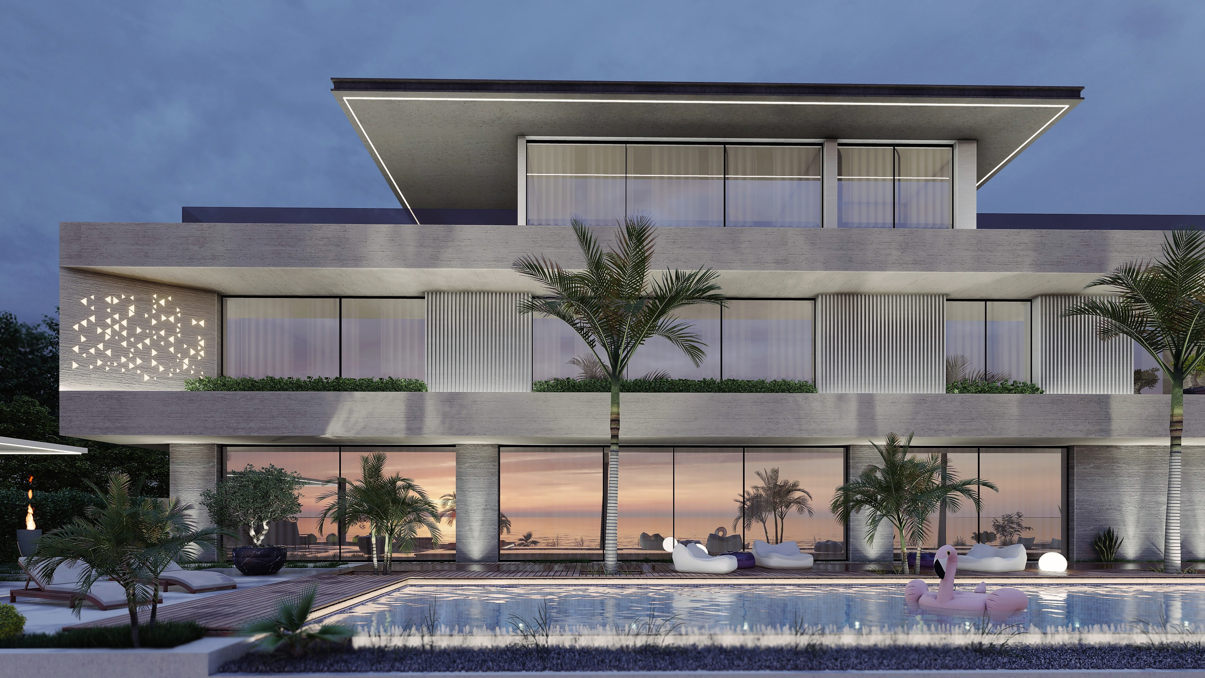 P·J 别墅室外与景观设计丨阿联酋迪拜丨Eleven Plus 装饰设计-8