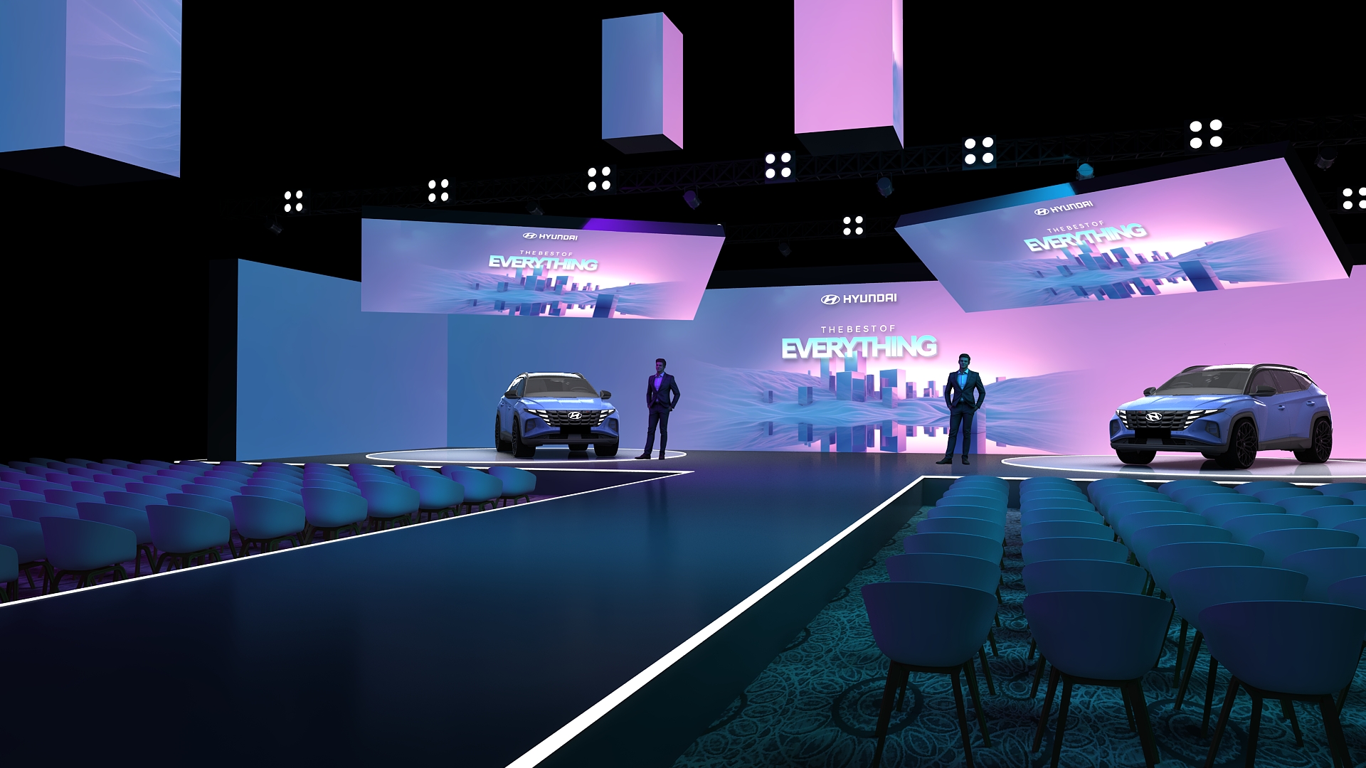 Hyundai Car Launch Stage design-1