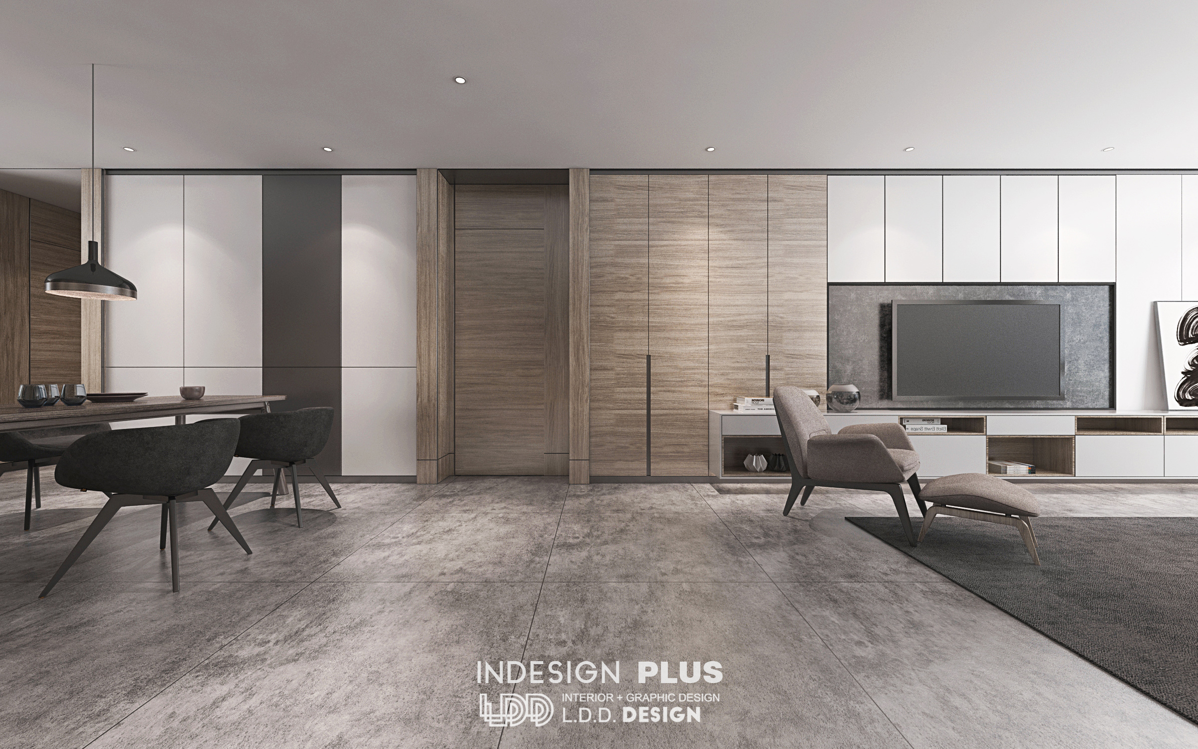 西安国熙台 | 现代简约的私家样板间设计-1