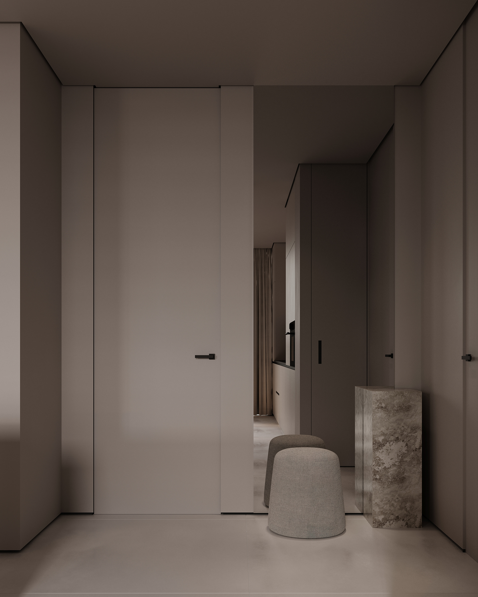 单色开放式公寓丨阿联酋迪拜-13