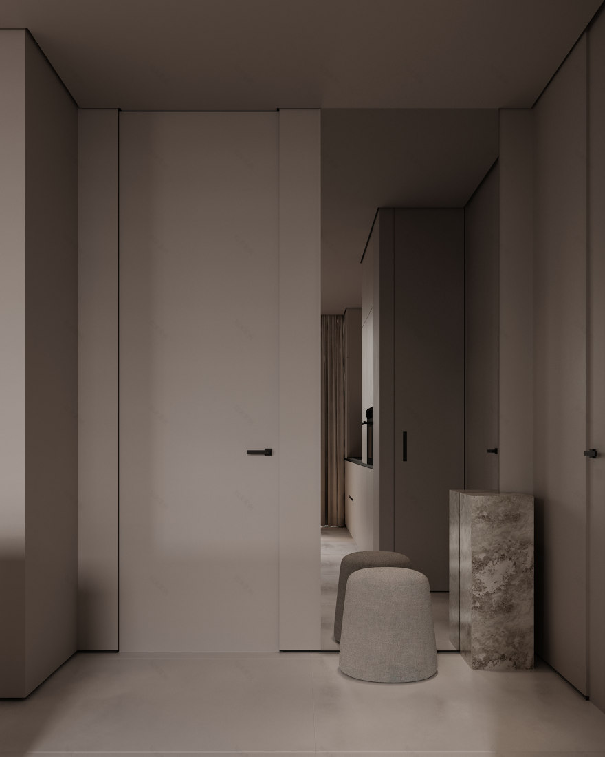 单色开放式公寓丨阿联酋迪拜-13