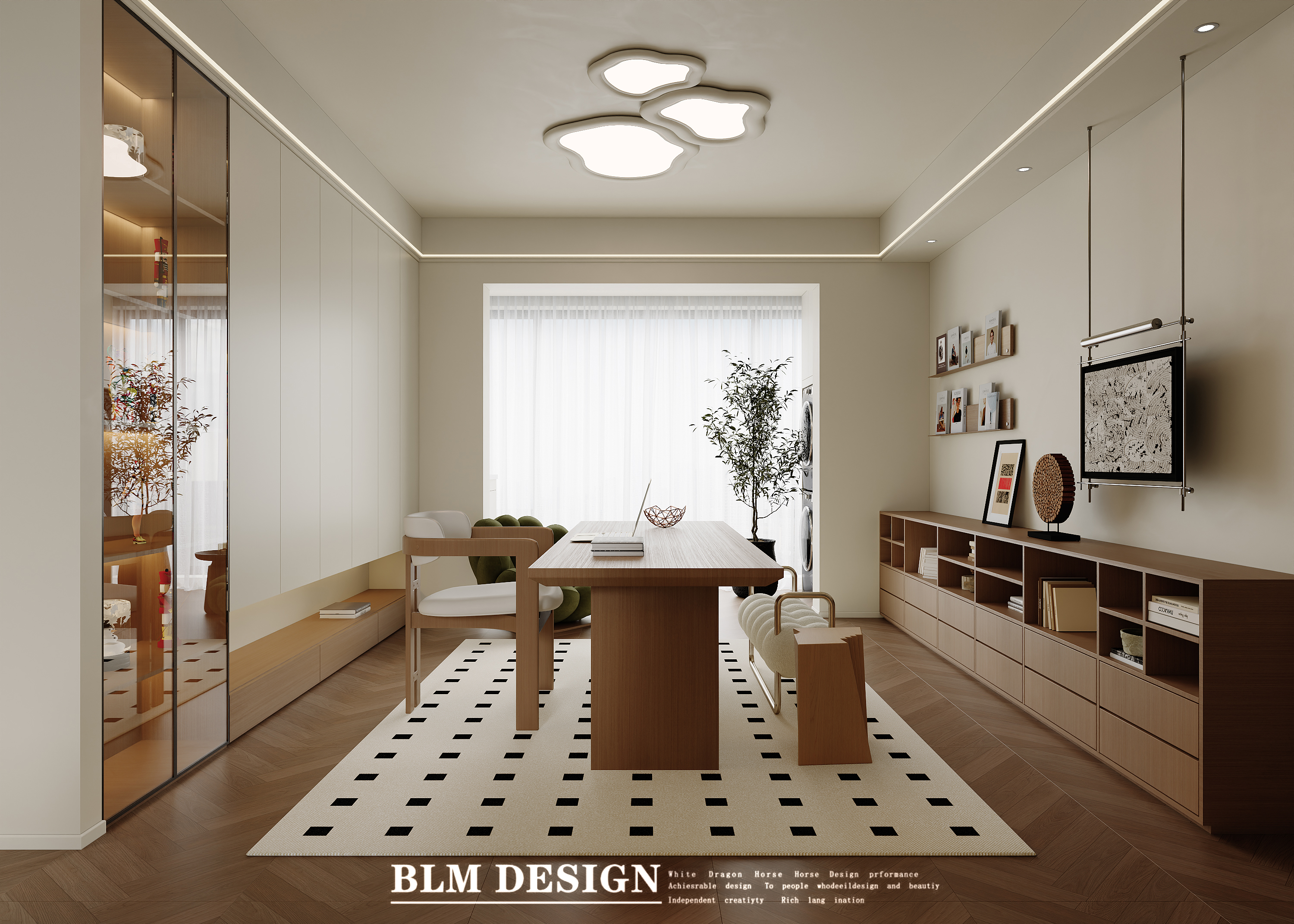 现代奶油-白龙马效果图-4