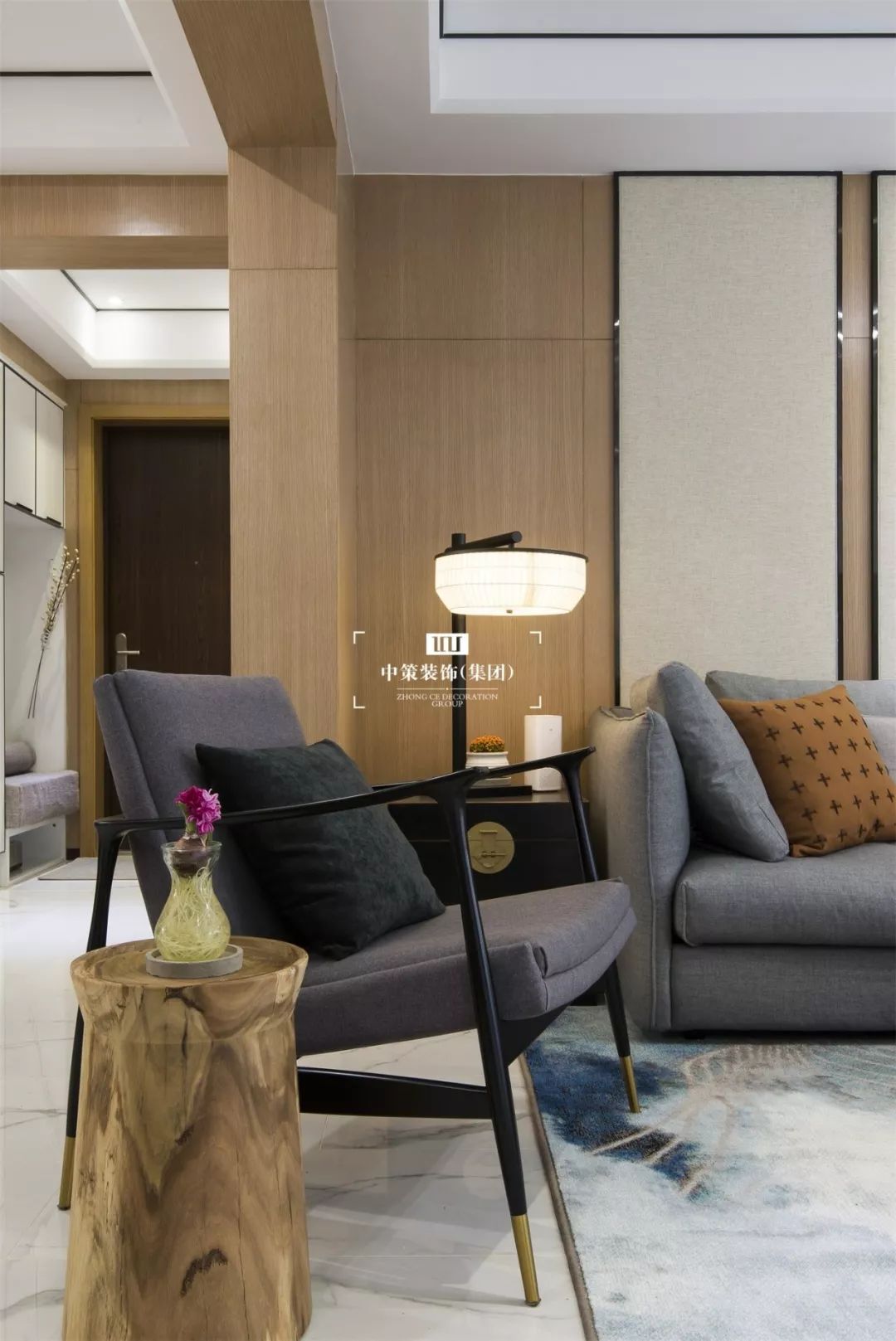 九夏云水 | 现代中式平层,白色基调的无限想象-17