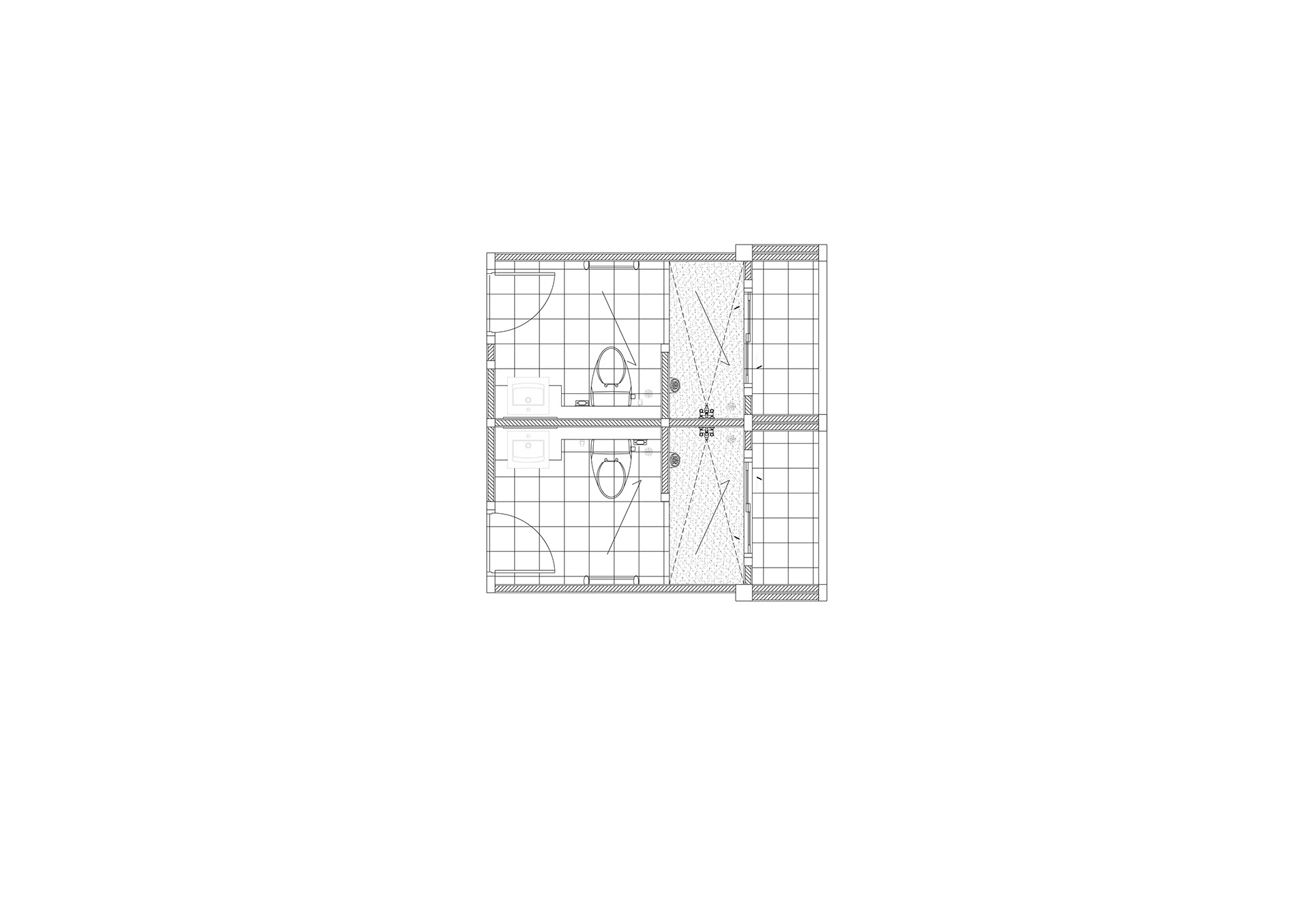 architectural drawing of residential house-7
