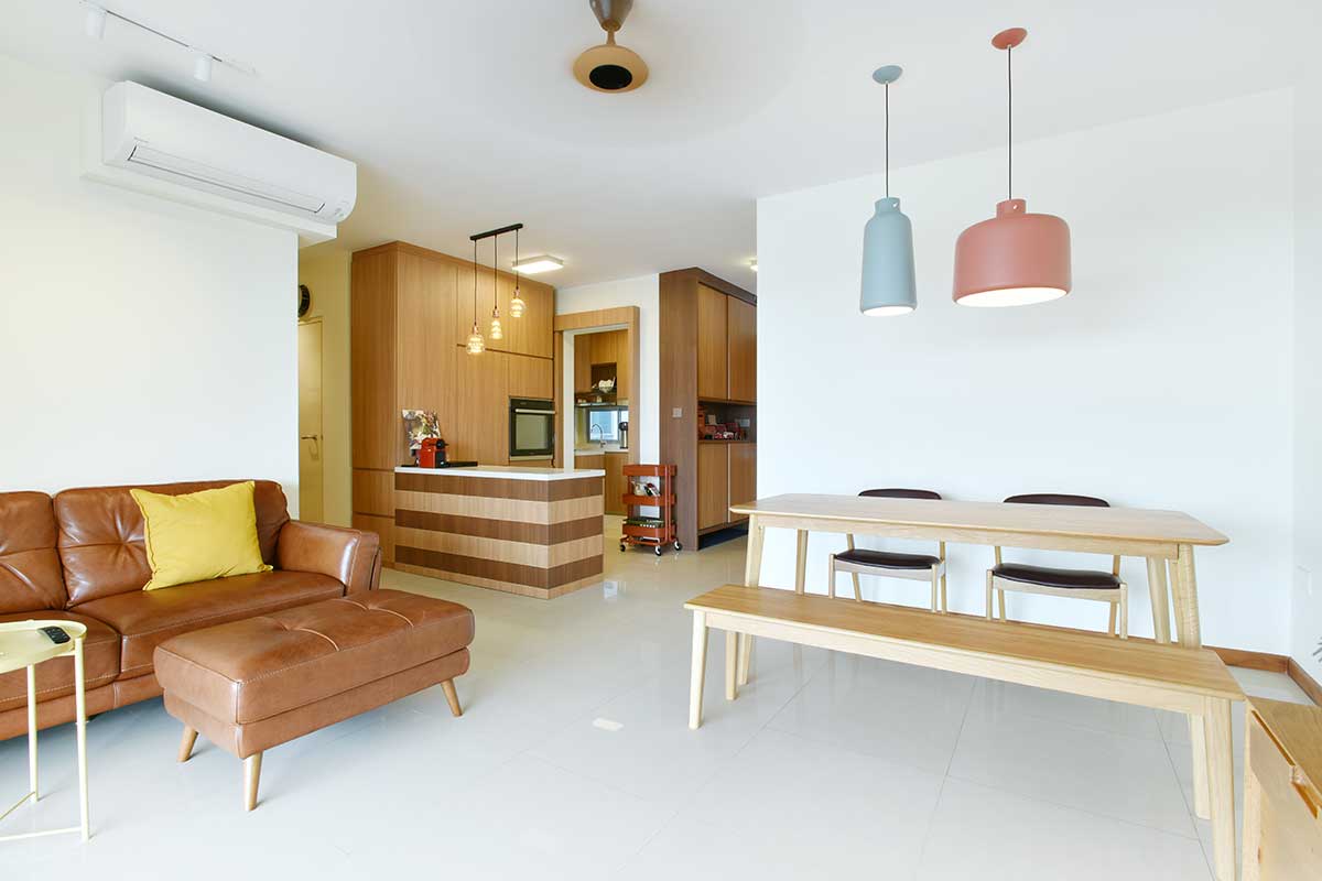 Simei Lane五房HDB公寓室内设计丨新加坡丨ZLC（设计师Jake Yeoh）-11