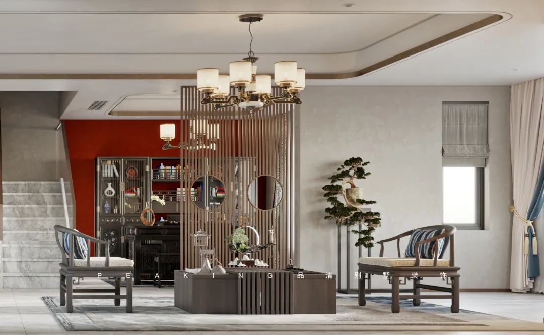 180m² 混搭风格别墅装修案例-9