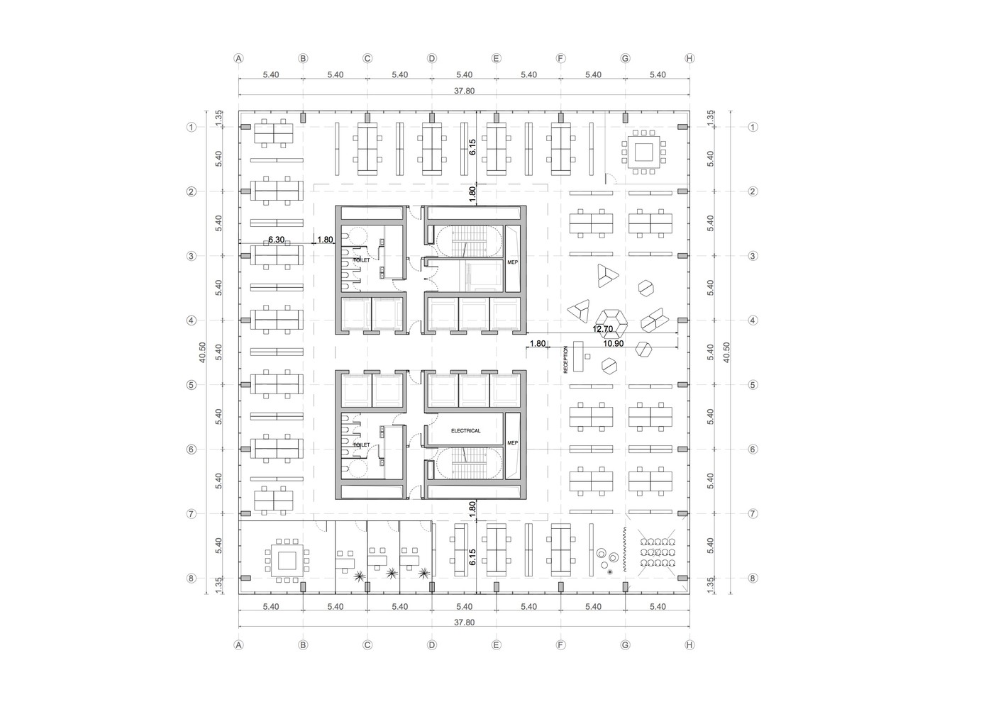 BIG 设计法兰克福新塔 雕塑般造型融入绿色空间-34