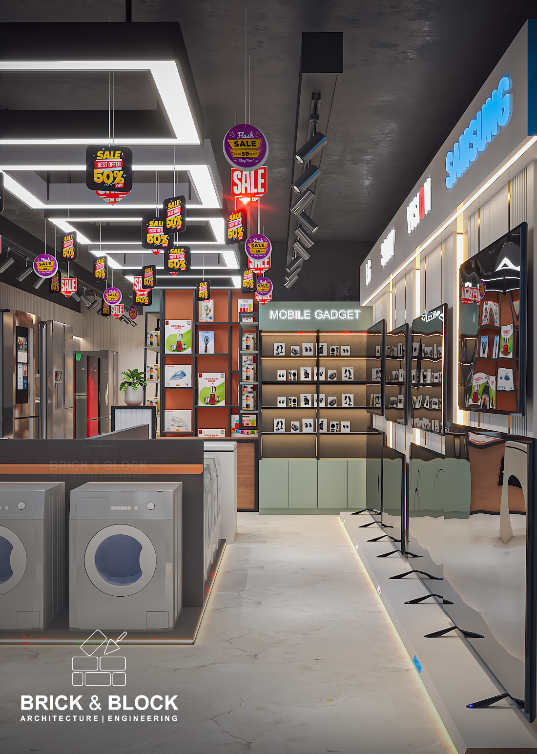 Electronics showroom 3d design-8