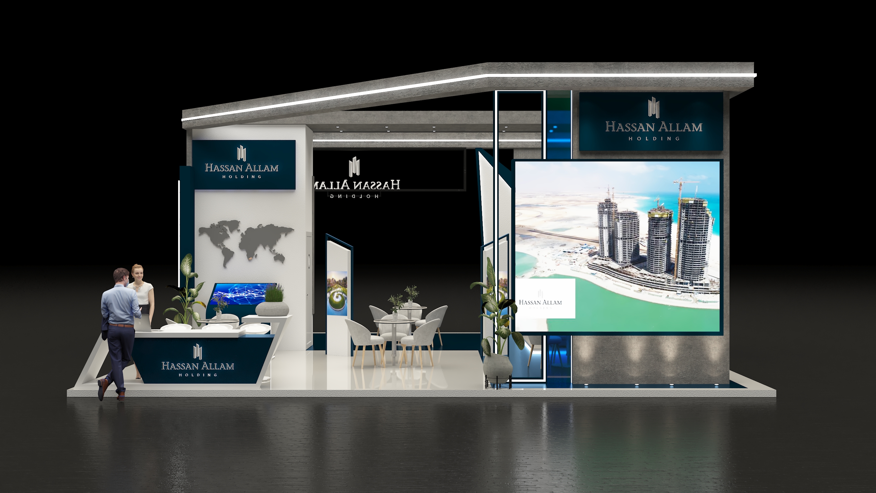 Hassan Allam 展位设计丨沙特阿拉伯丨Zoom Agency-7