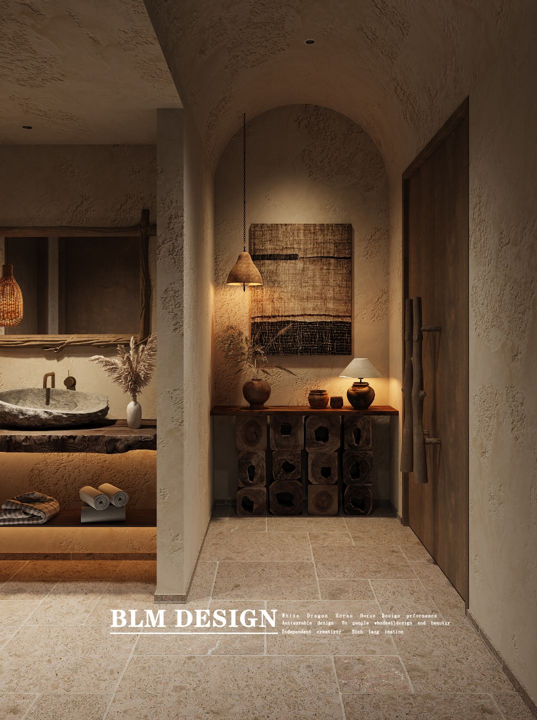 诧寂风家装效果图丨白龙马设计表现-7