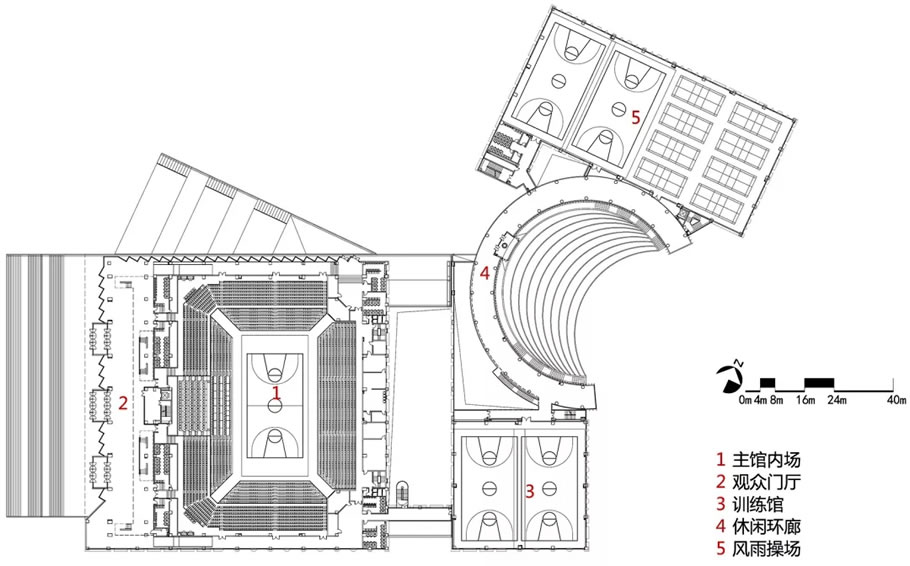 天津科技大学体育馆丨中国天津-53