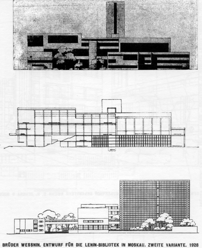 苏联国立列宁图书馆新楼设计丨俄罗斯莫斯科丨维斯宁兄弟,A.V.舒塞夫,V.A.舒科等-38