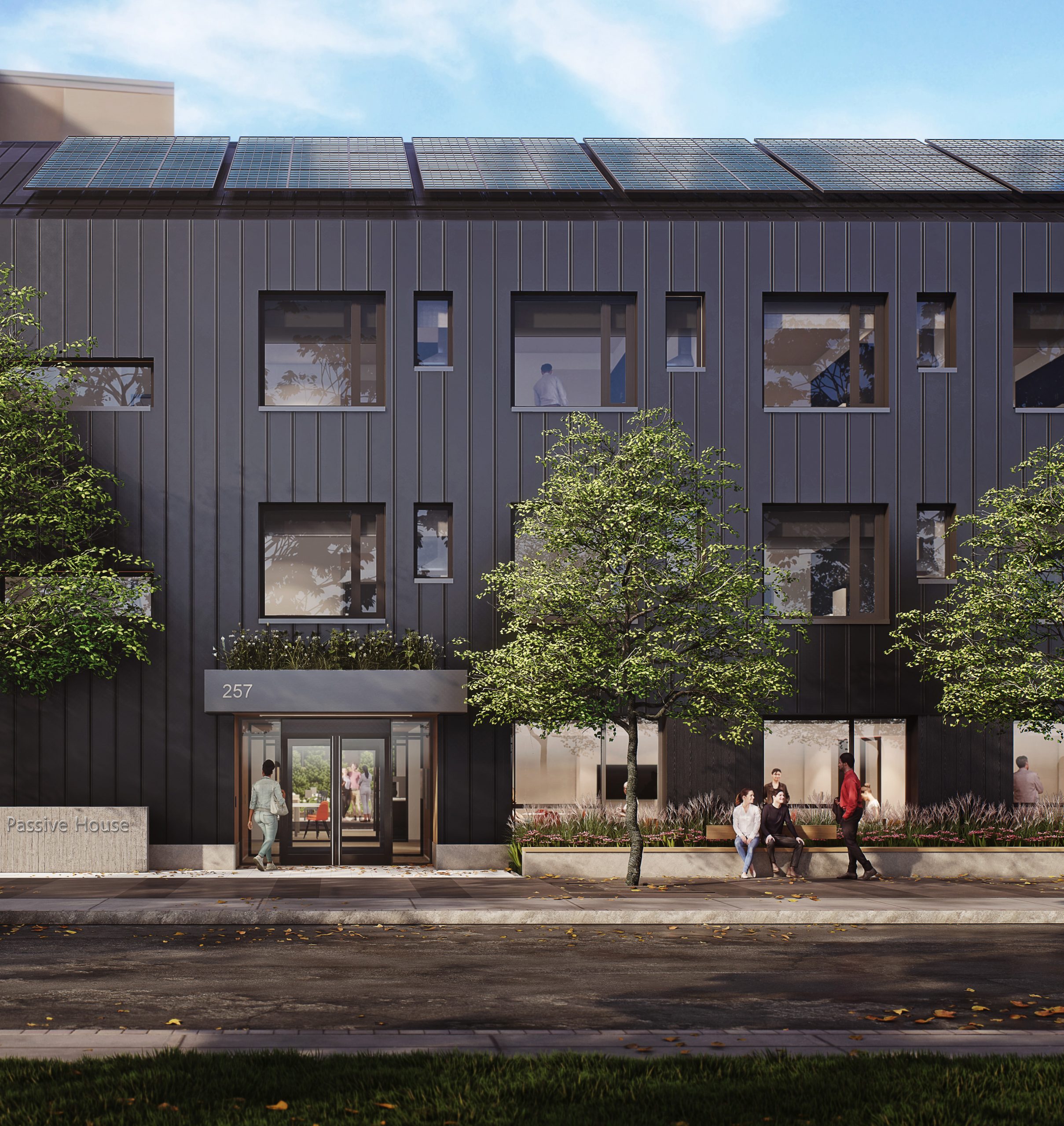 Hamilton Passive House Modular Housing - Montgomery Sisam-7