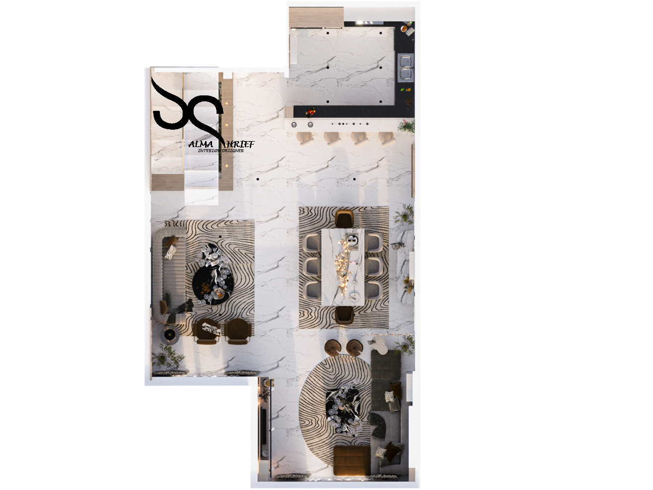 主别墅接待处丨SALMA SHRIEF-15