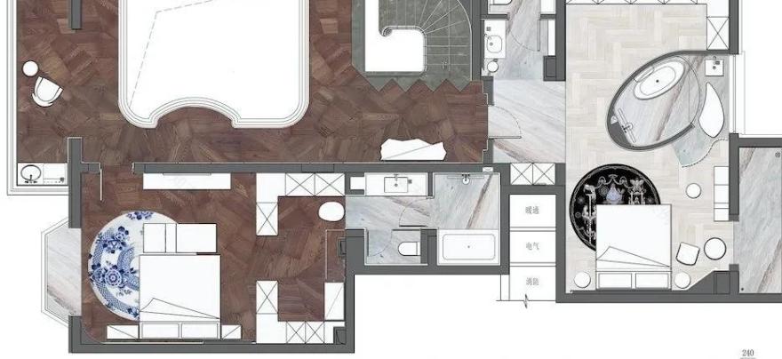 山西大同500㎡复式大宅设计丨中国大同丨麦驰设计-16
