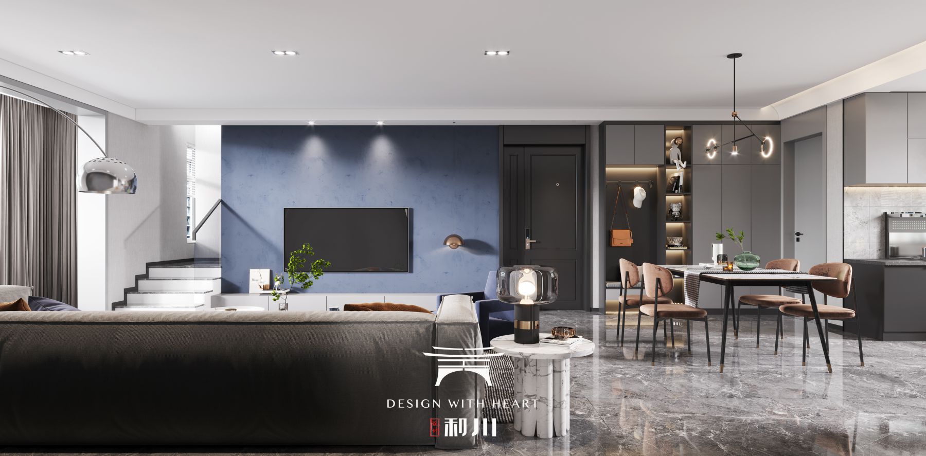 现代轻奢家居设计案例鉴赏丨和川空间设计-9