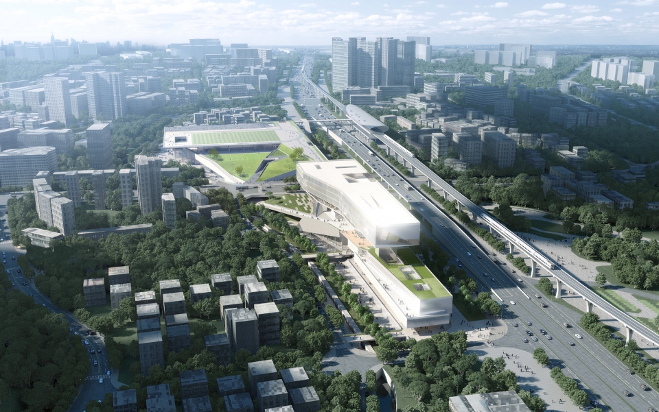 大浪文体中心中标方案 · 立方设计打造城市新地标-5