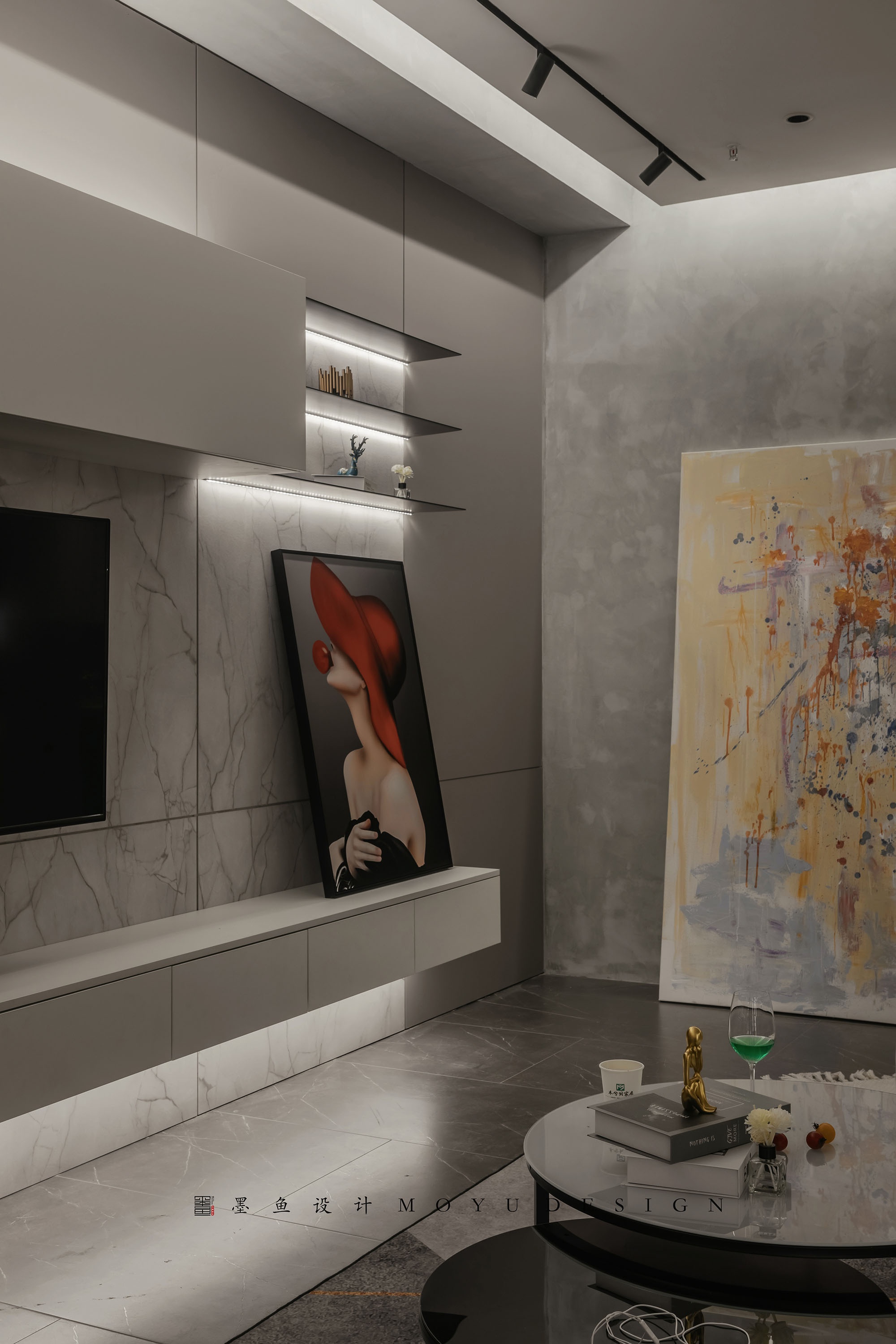 木兮贝全屋定制展厅丨墨鱼空间设计-18