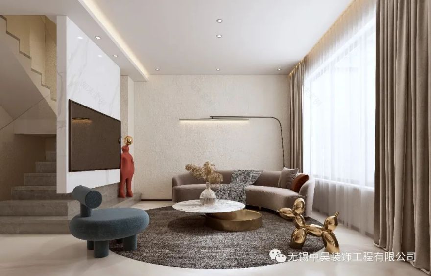 金轮·湖晓兰庭 | 现代中式风格别墅设计-49