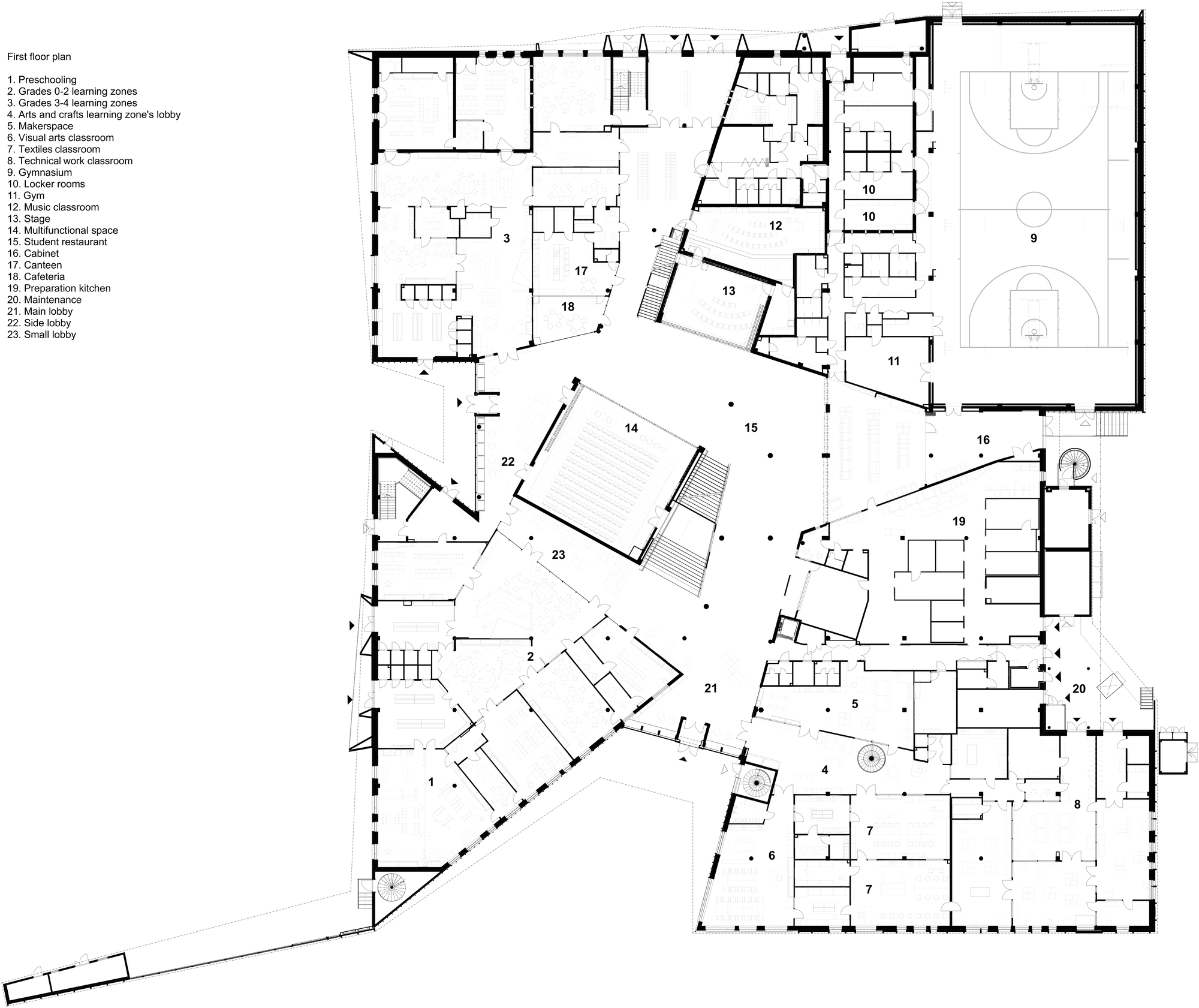 Keravanjoki 多功能建筑丨芬兰丨Lukkaroinen Architects-34