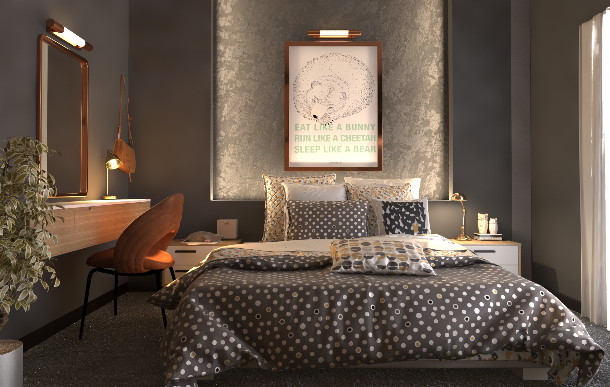 Madinty wooden style apartment-37