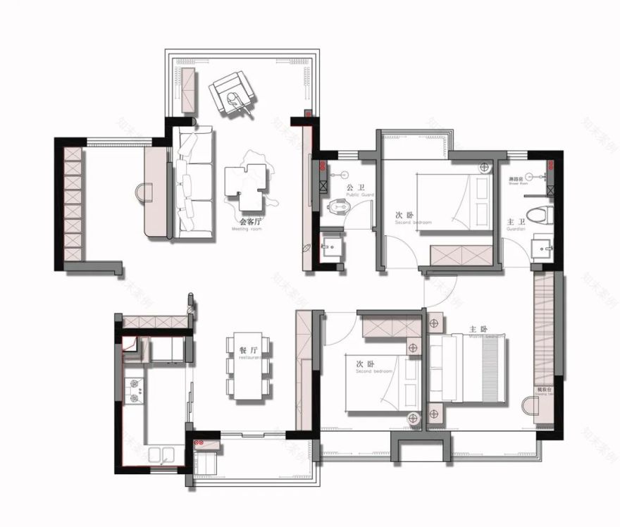 理想三旬 · 桂林华润中央公园的温馨多元之家丨中国桂林丨向野空间设计-50
