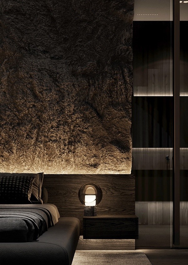 高级黑+简洁白的住宅设计--高级有范儿-16