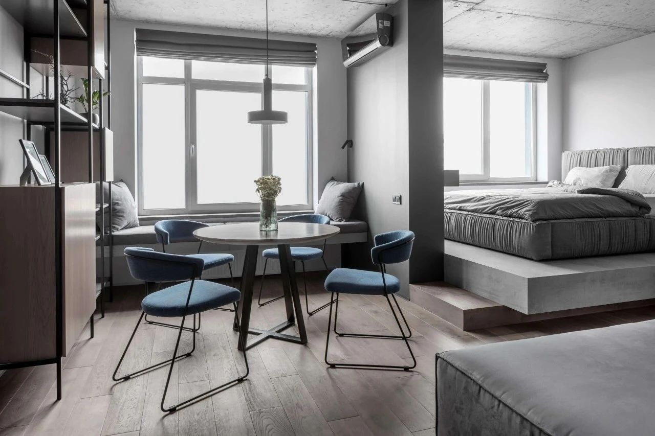 49㎡高级灰公寓丨Syndicate Architects-23