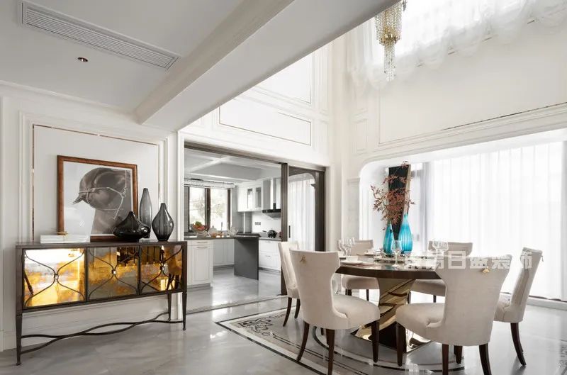 500㎡现代美式装修，不羁实雅，风度大宅-26