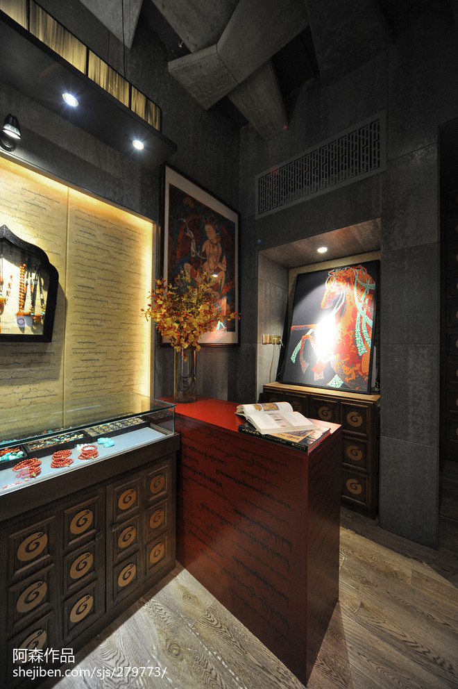 古格天韵藏传文玩珠宝展示中心丨中国成都丨成都阿森装饰工程设计有限公司-23